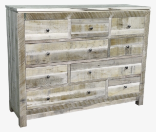 Rough Cut Metro 9 Drawer Dresser - Chest Of Drawers