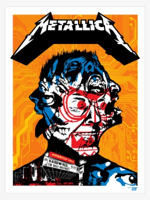 Metallica 2016 Webster Hall, New York, Ny Poster - Metallica Hardwired To Self Destruct Poster