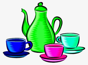 Tea Party Games - Cup Is Near The Pot Clipart