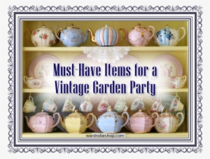 Must-have Items For A Vintage Garden Party - Two Eves In The Garden Of Eden And A Male Mother: (a