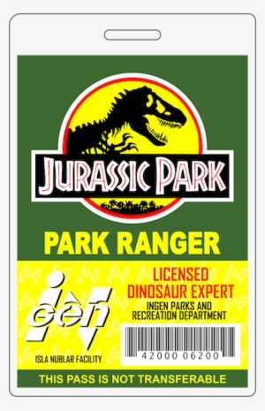 Park Ranger - Nublar - Jurassic World Dinosaur Jurassic Park Edible