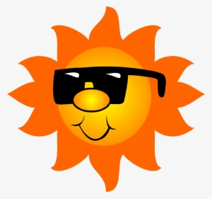 Cool Sun, Sunlight, Sun, Glasses Png Image And Clipart - Transparent August Clip Art