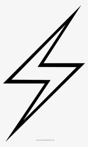 Free Lightning Bolt Stencil - Rayito Para Colorear