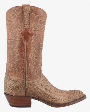 Lucchese Men's Tan Mad Dog Hornback Caiman Boots - Cowboy Boot