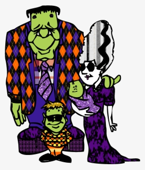 Halloween Clip Art - Halloween Family Png Cartoon