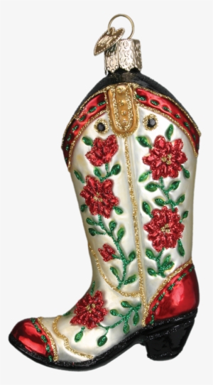 Sold Out - Christmas Cowboy Boots Png