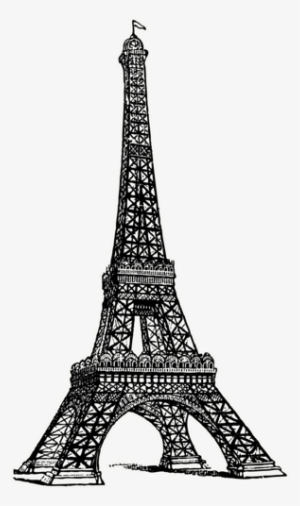 Eiffel Tower Drawing Vintage