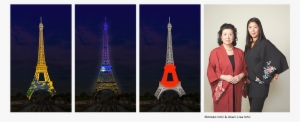 Eiffel Tower Special Light-up Eiffel Tower Dressed - Japonisme 2018 Tour Eiffel