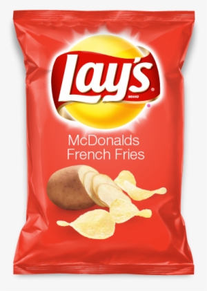 Mcdonalds French Fries Is What I Think Would Be Fabulous - Lays Potato Chips, Salt & Vinegar Flavored - 2.75
