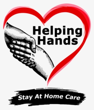 Png Black And White Library Stay At Home Care Com Scottsbluff - Helping Hands Clipart