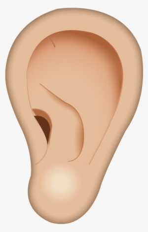 Download One Emoji Icon Graphic Royalty Free - Emoji Of Ear