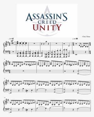 Unity Sheet Music Composed By Chris Tilton 1 Of 3 Pages - Assassin's Creed Unity Characters - Card Holder