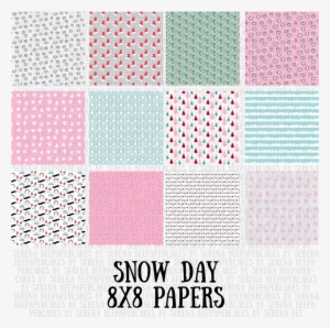 Snow Day Pattern Papers - Paper