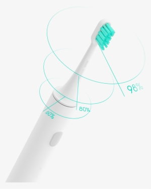 The Brush Head At A Slow And Even Pace - Toothbrush