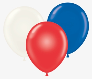 patriotic assortment - red blue white balloons