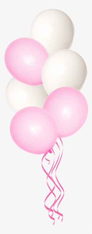 Latex Balloons - Pink And White Balloon Bouquet