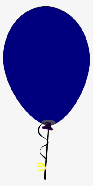 Navy Clipart Balloon - Dark Blue Balloon Vector