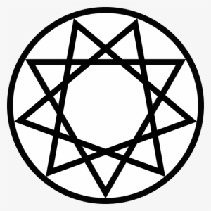 The Nonagram Is A Symbol Of Black Magickal Power Used - Star 9 Points