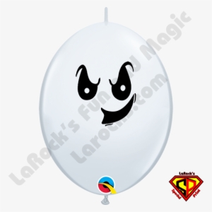 12 Inch Quick Link Ghost White Balloons By Corinne - Qualatex