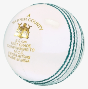 Super County Grade A Cricket Ball - Cricket White Ball Png