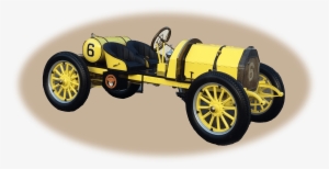 1915 Overland Race Car- 2018 Png - Bugatti Type 51