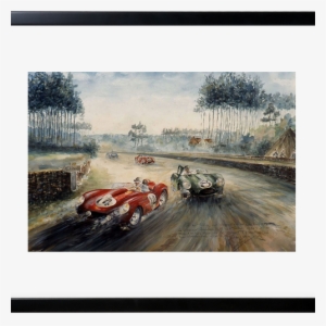 Le Mans 1958 Black Frame - 1958 24 Hours Of Le Mans