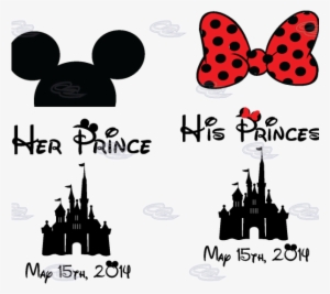 Free Disney Princess Castle Silhouette Png - His And Hers Png