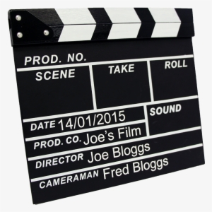 Click Here To See What A Fully Personalised Clapperboard - Director Clapper Board