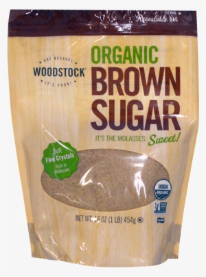 woodstock farms brown sugar organic bag-16 oz - organic brown sugar bags