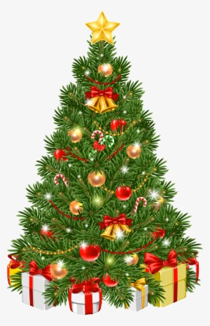 Decorated Christmas Tree Transparent Png Clip Art Image - Christmas Tree Png