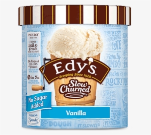 Vanilla - Edy's No Sugar Added Vanilla Ice Cream