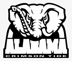 Alabama Crimson Tide Logo Black And White - Alabama Football Coloring Sheet