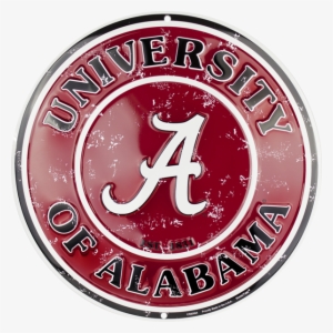 Alabama Crimson Tide Circle Sign