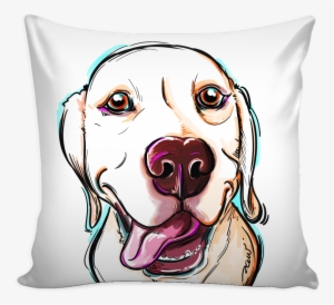 Labrador Pillow Cover - Transparent Pillow Cute Png
