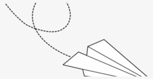 The Fly Away Zone - Flying Paper Airplane Png