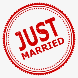 Free Png Just Married Stamp Png Images Transparent - Just Married Sign Png