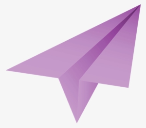 Like This - - Purple Paper Airplane Png