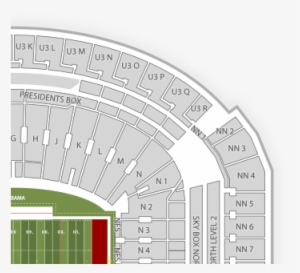 Bryant Denny Stadium Seating Chart 2017