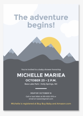 Michelle Baby Dropshadow - Poster