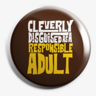 Cleverly Disguise Badge Magnet - Circle