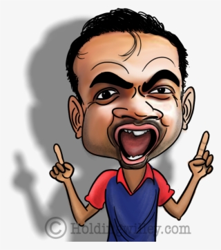 Amit Mishra India Cricket Ipl - Cartoon