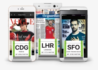 The Future Of Newspapers And Magazines In Flight - Iphone