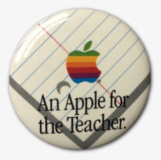 Apple For The Teacher Button - Badge