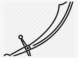 Drawn Pirate Pirate Sword - Pirate Cross Sword Png