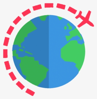 Ig Png Logo - Plane Around The World Icon Png