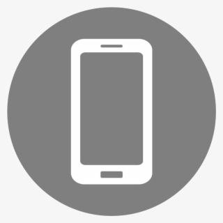 Mobile Phone Icon - Phone Icon Png Gray