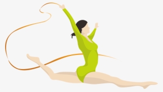 Png Library Download Artistic Gymnastics Rhythmic Beauty - La Gimnasia Dibujo