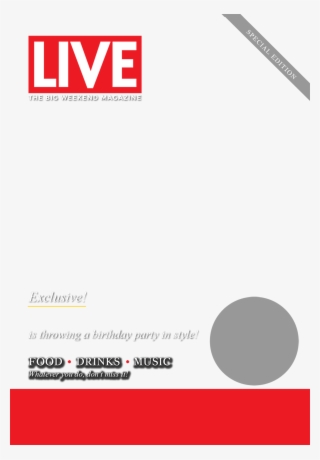 Live Magazine Cover - Graphics