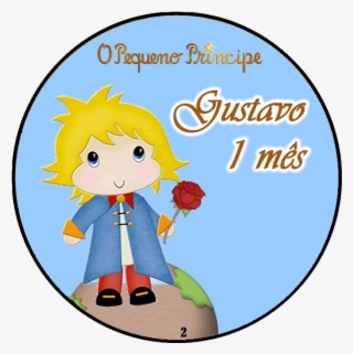 50 Adesivos Personalizados Pequeno Principe - Cartoon