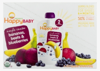 Happy Baby® Simple Combos Bananas, Beets & Blueberries - Happy Baby Organic